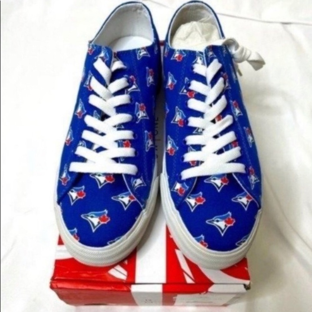 🔥50% OFF!🔥 New Unisex Toronto Blue Jays Row One Victory Sneakers
